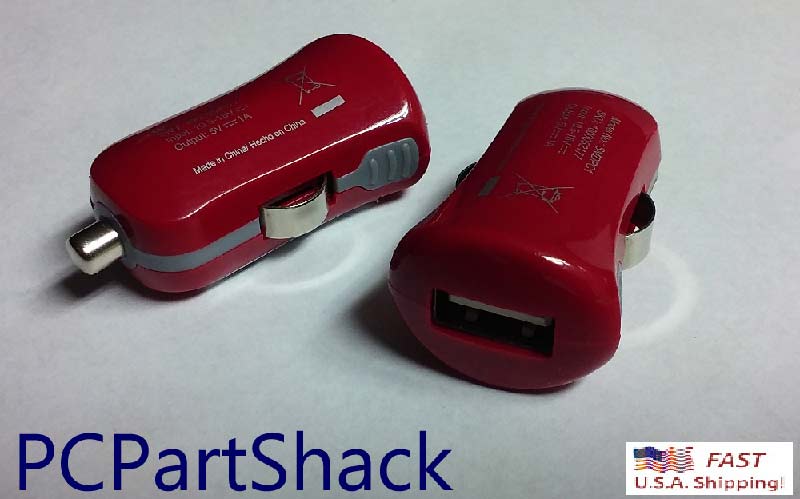 Cellphone Tablet, Device Charger Compact Car/Truck/Van Charger for personal devices, 5v-1A